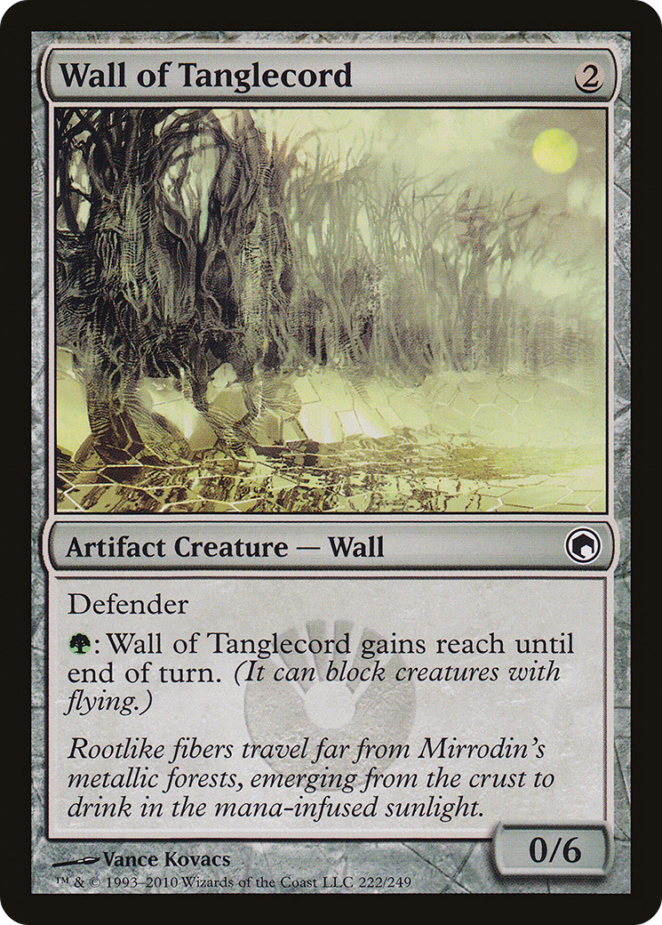 Wall of Tanglecord (222) - Scars of Mirrodin