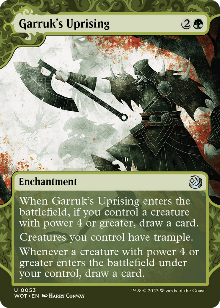 Garruk's Uprising (Showcase) (053) - Wilds of Eldraine: Enchanting Tales