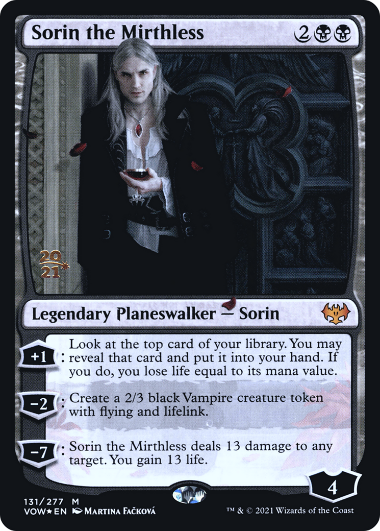 Sorin the Mirthless (131) Foil - Innistrad: Crimson Vow Promos