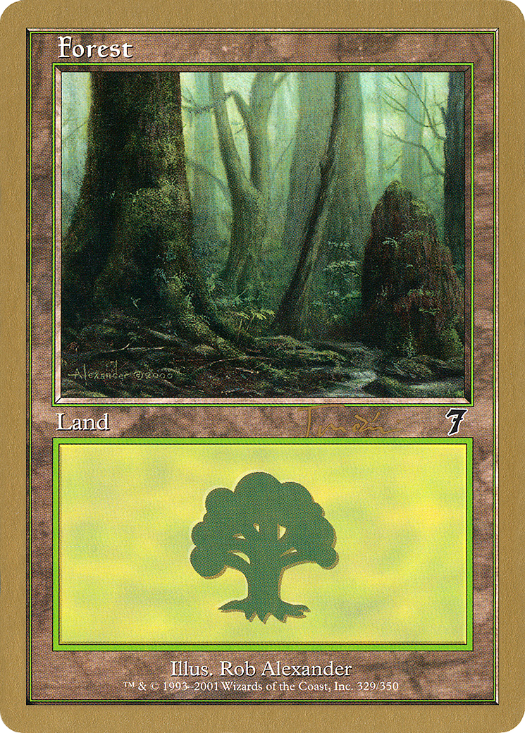 Forest (Retro) (jt329) - World Championship Decks 2001