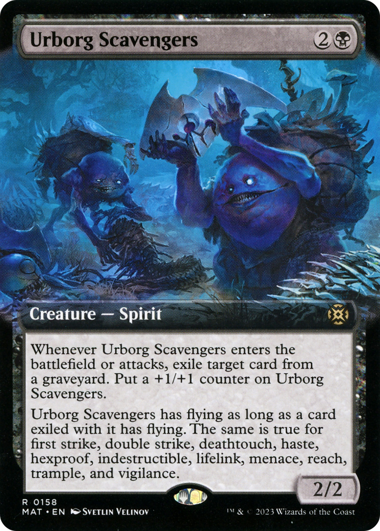 Urborg Scavengers (Extended Art) (158) - March of the Machine: The Aftermath