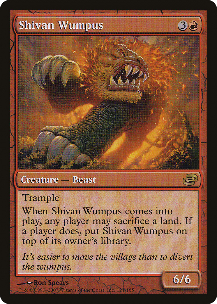 Shivan Wumpus (121) Foil - Planar Chaos