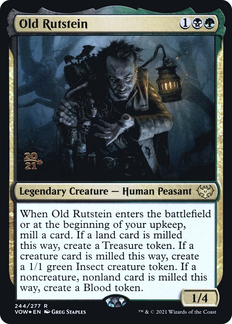 Old Rutstein (244s) Foil - Innistrad: Crimson Vow Promos