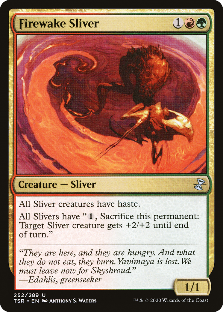 Firewake Sliver (252) Foil - Time Spiral Remastered