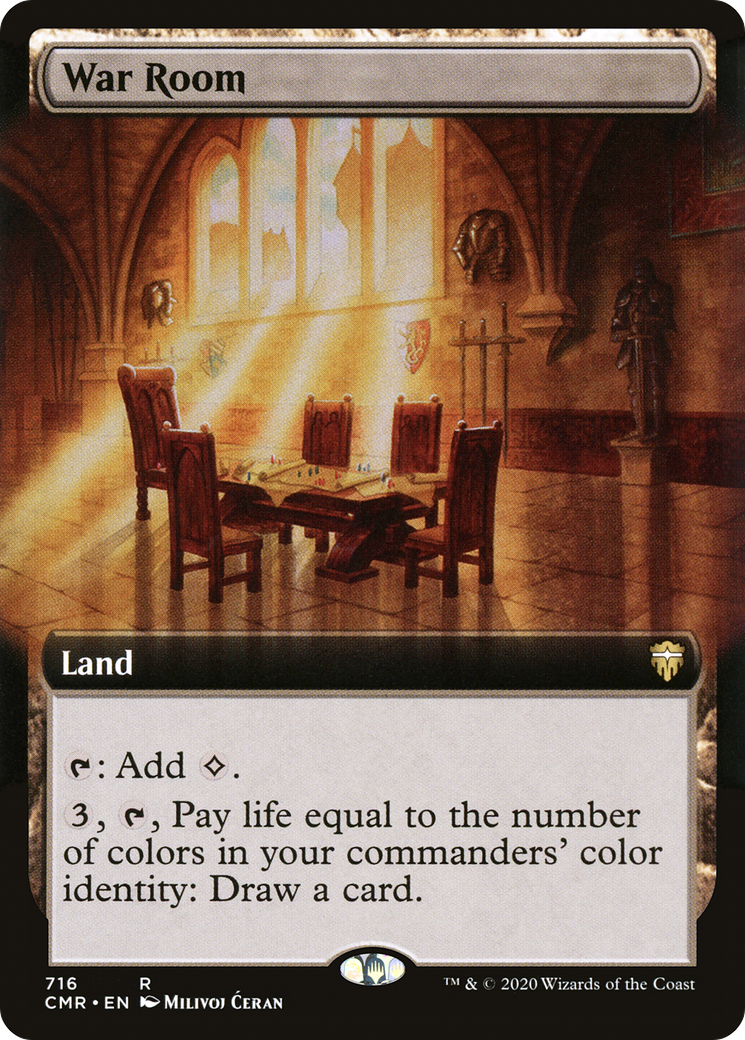 War Room (Extended Art) (716) Foil - Commander Legends