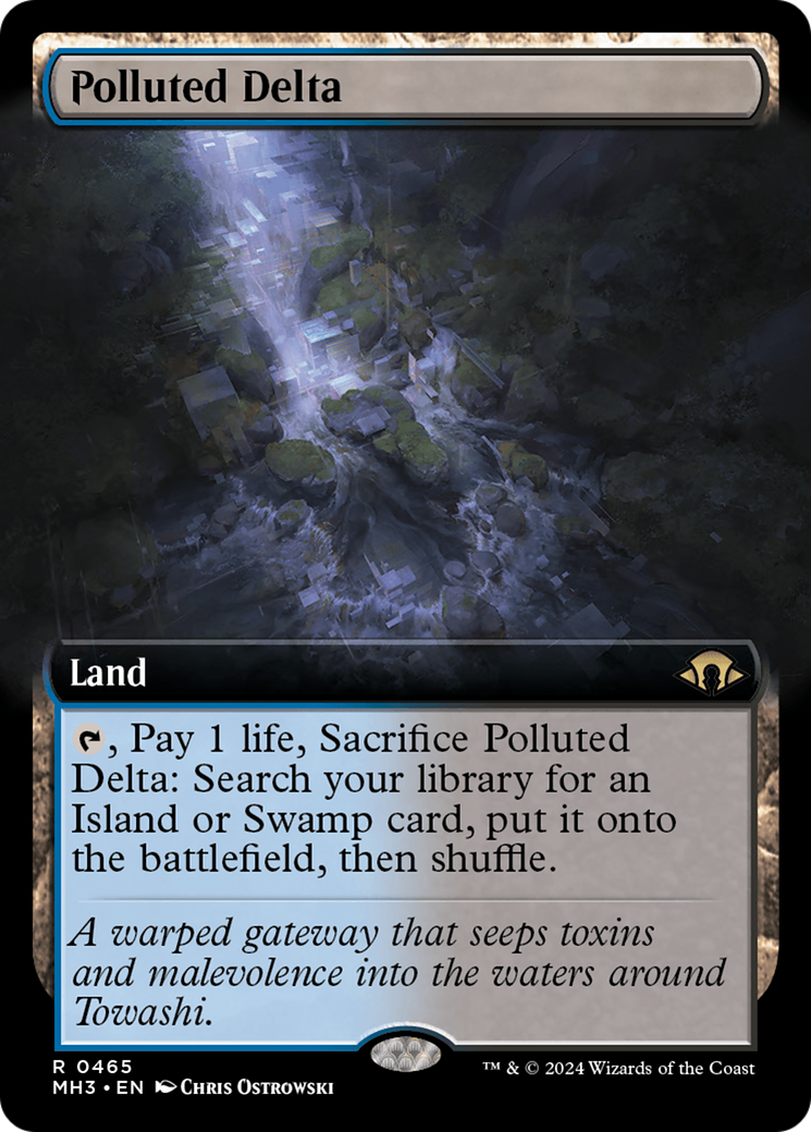 Polluted Delta (Extended Art) (465) Foil - Modern Horizons 3