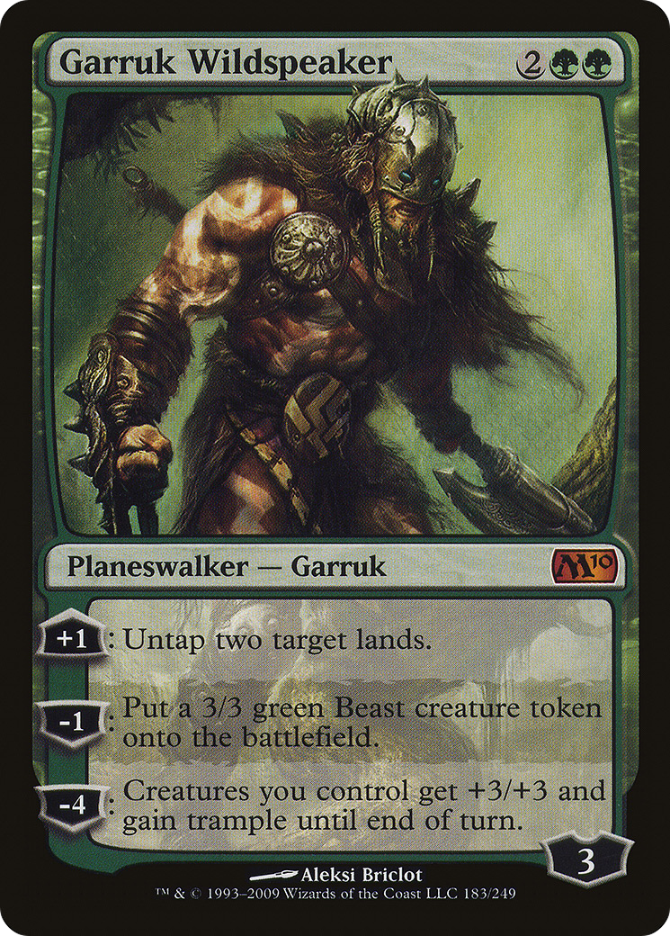 Garruk Wildspeaker (183) Foil - Magic 2010