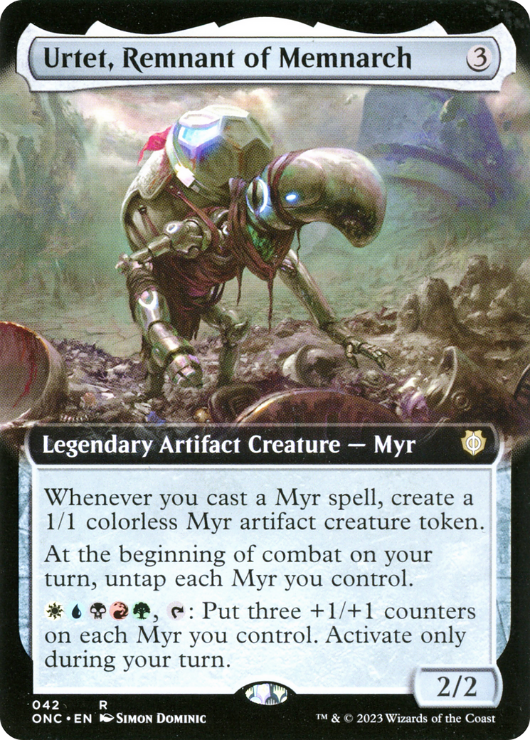 Urtet, Remnant of Memnarch (Extended Art) (042) - Phyrexia: All Will Be One Commander
