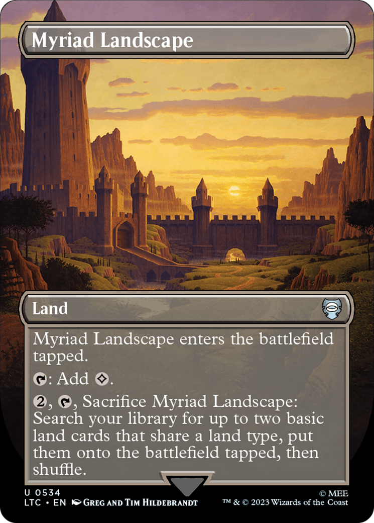 Myriad Landscape (Borderless) (534) - Tales of Middle-earth Commander