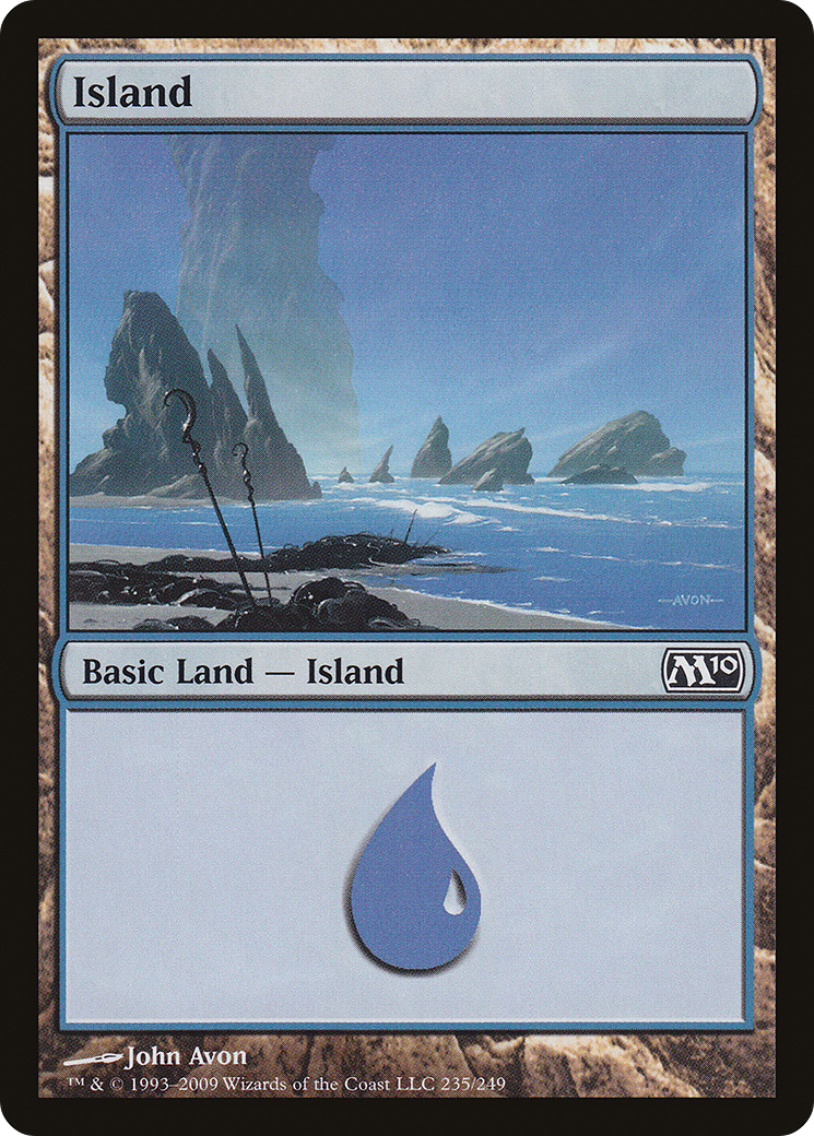Island (235) Foil - Magic 2010