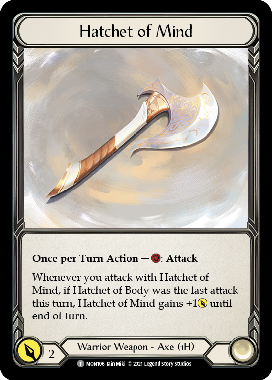 Hatchet of Mind // Spectral Shield (MON106) 1st Edition - Monarch