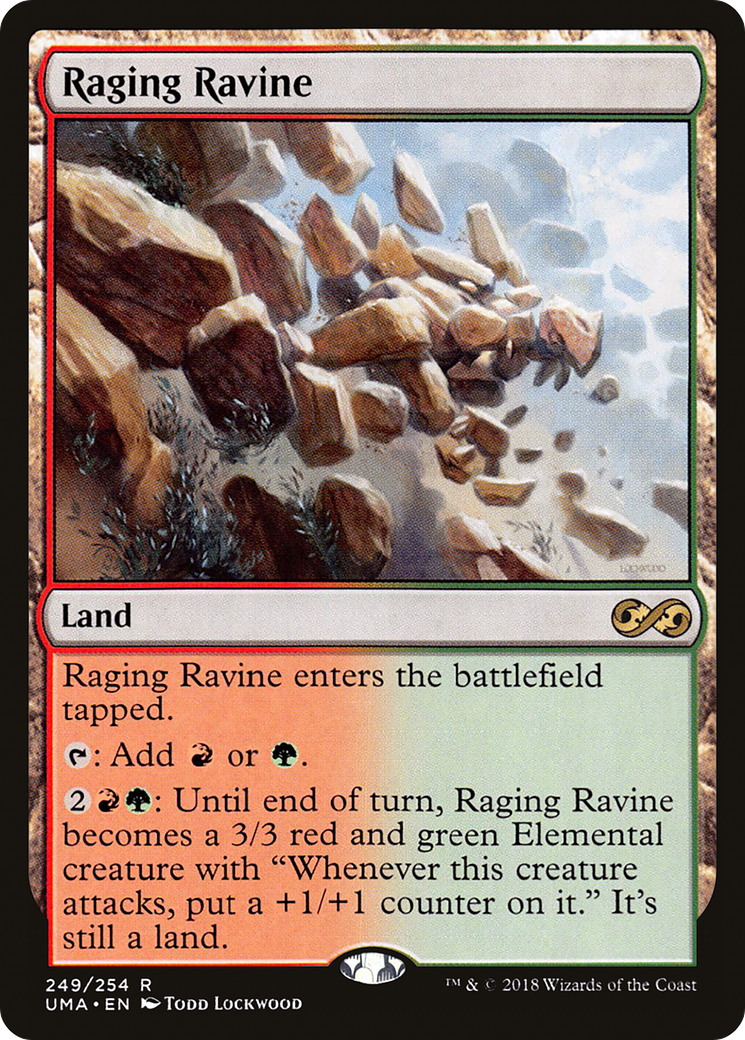 Raging Ravine (249) Foil - Ultimate Masters
