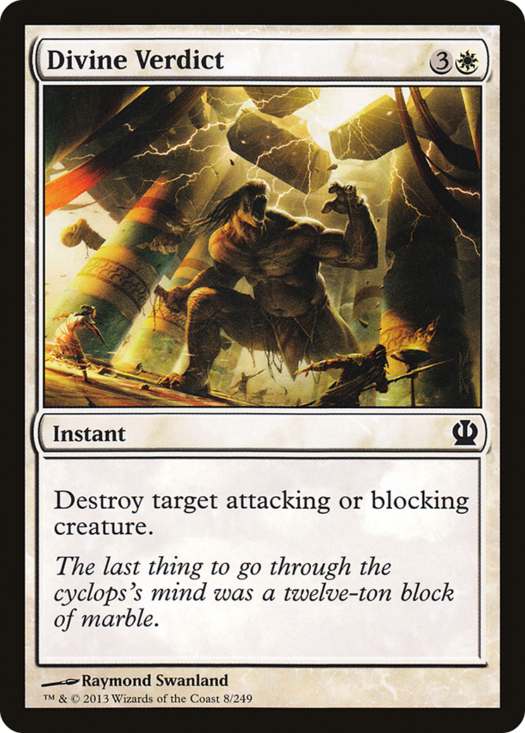 Divine Verdict (008) Foil - Theros