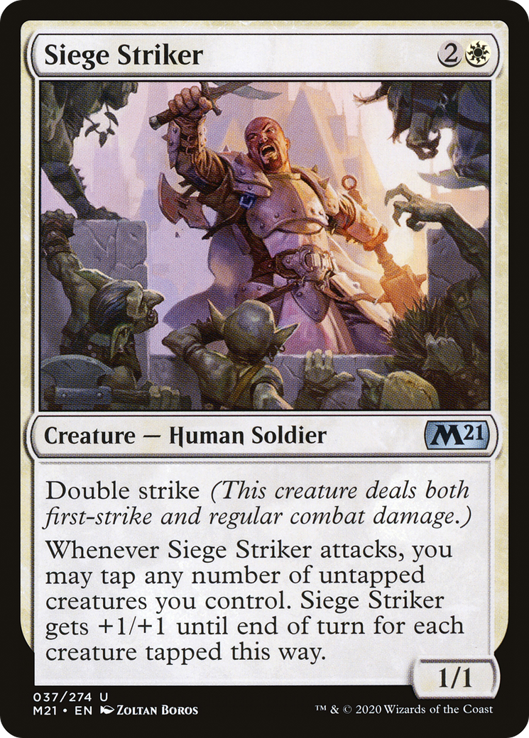 Siege Striker (037) Foil - Core Set 2021