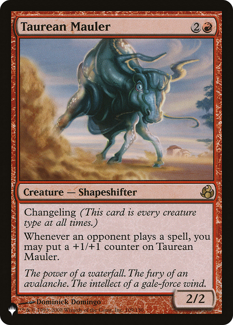 Taurean Mauler (MOR-109) - The List