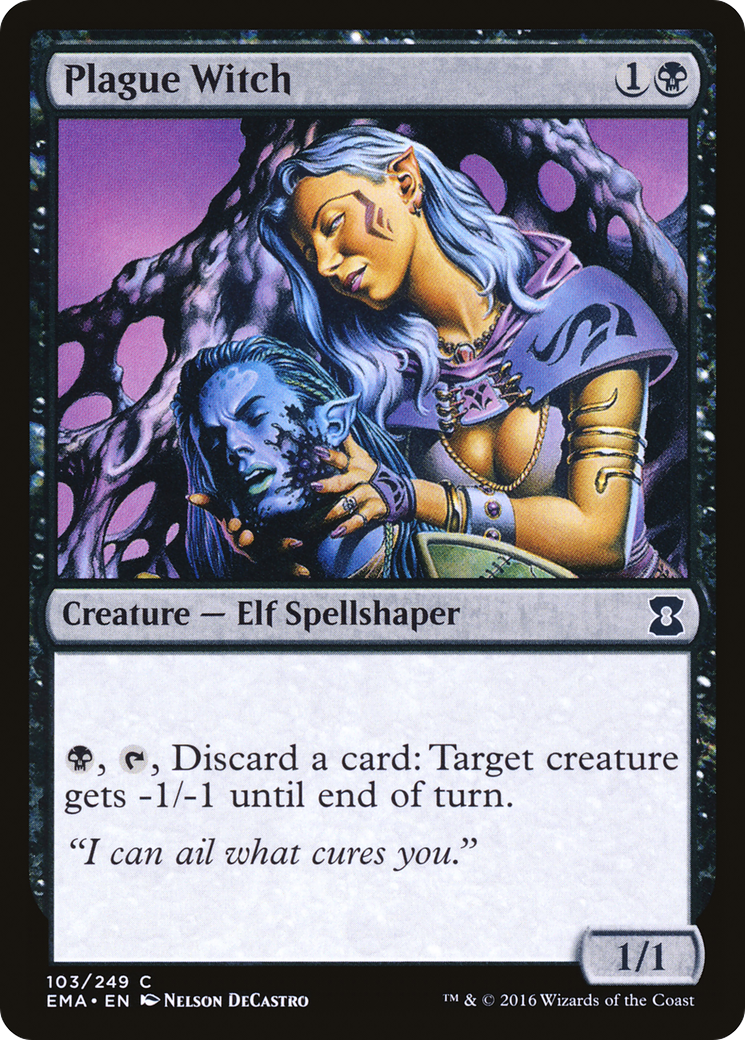 Plague Witch (103) Foil - Eternal Masters