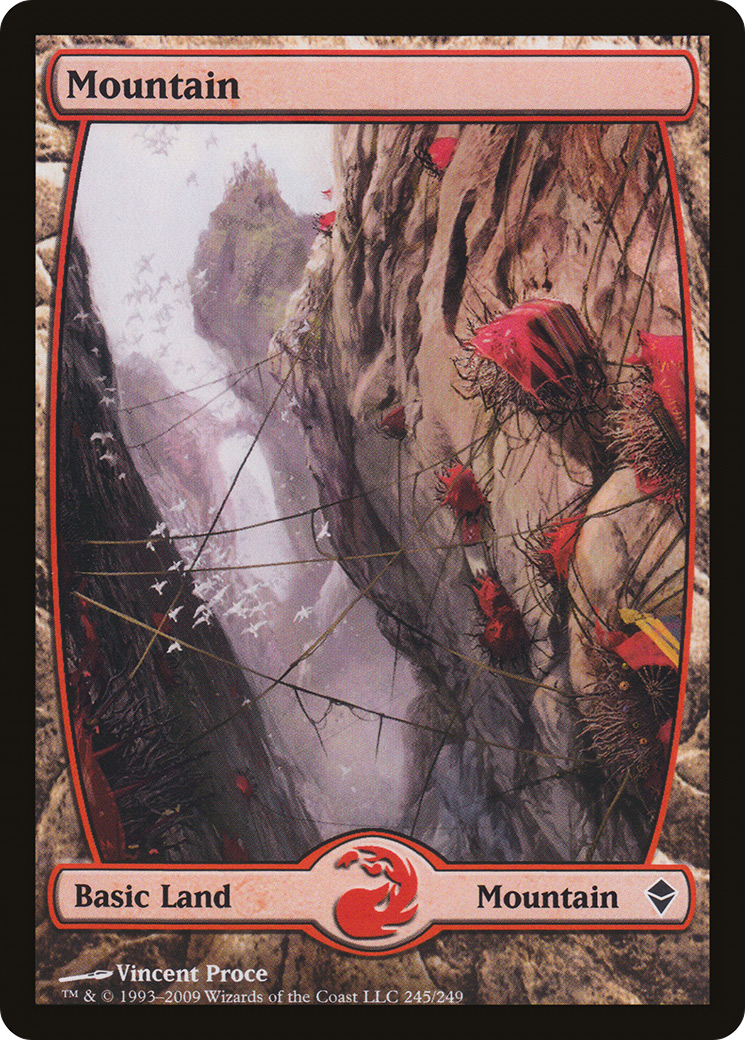 Mountain – Full Art (245) - Zendikar