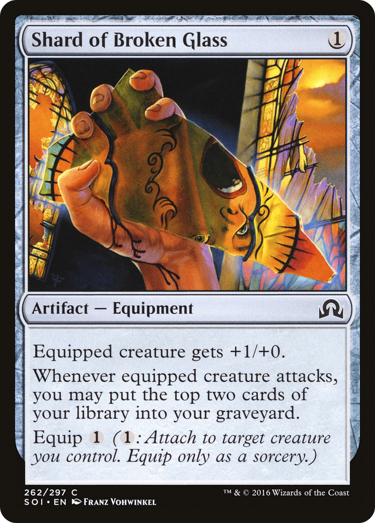 Shard of Broken Glass (262) Foil - Shadows over Innistrad