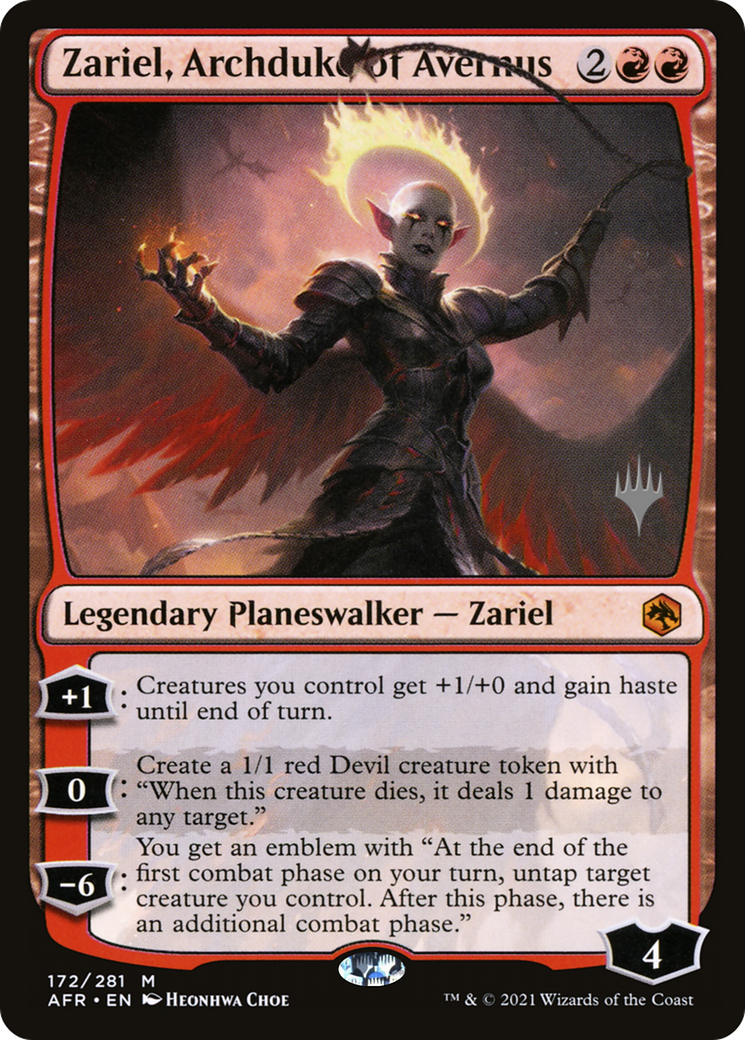 Zariel, Archduke of Avernus (172) Foil - Adventures in the Forgotten Realms Promos