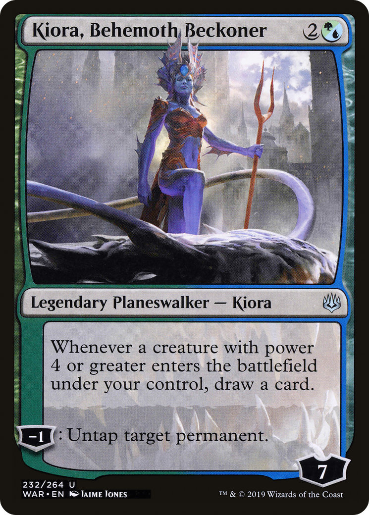 Kiora, Behemoth Beckoner (232) - War of the Spark