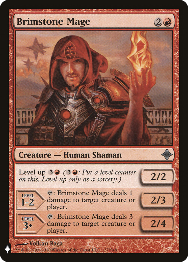 Brimstone Mage (ROE-137) - The List