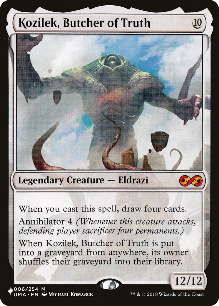 Kozilek, Butcher of Truth (UMA-6) - The List