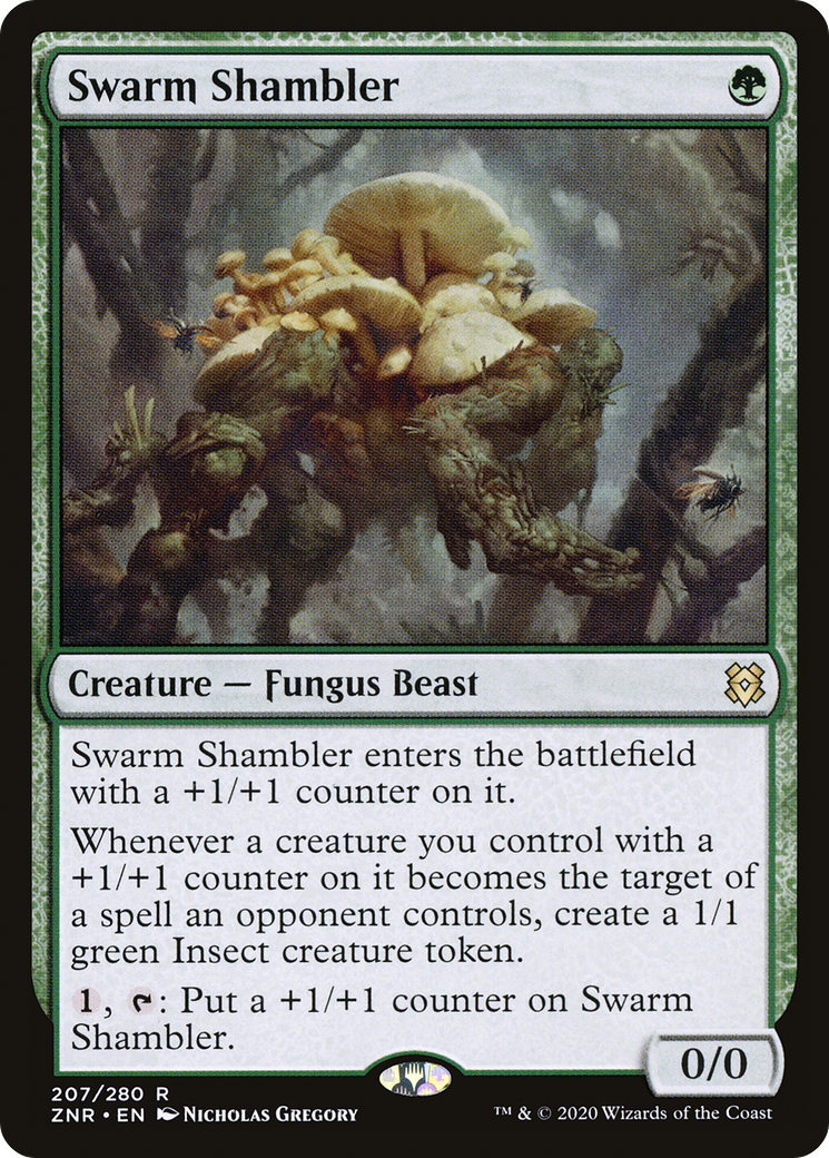 Swarm Shambler (207) - Zendikar Rising