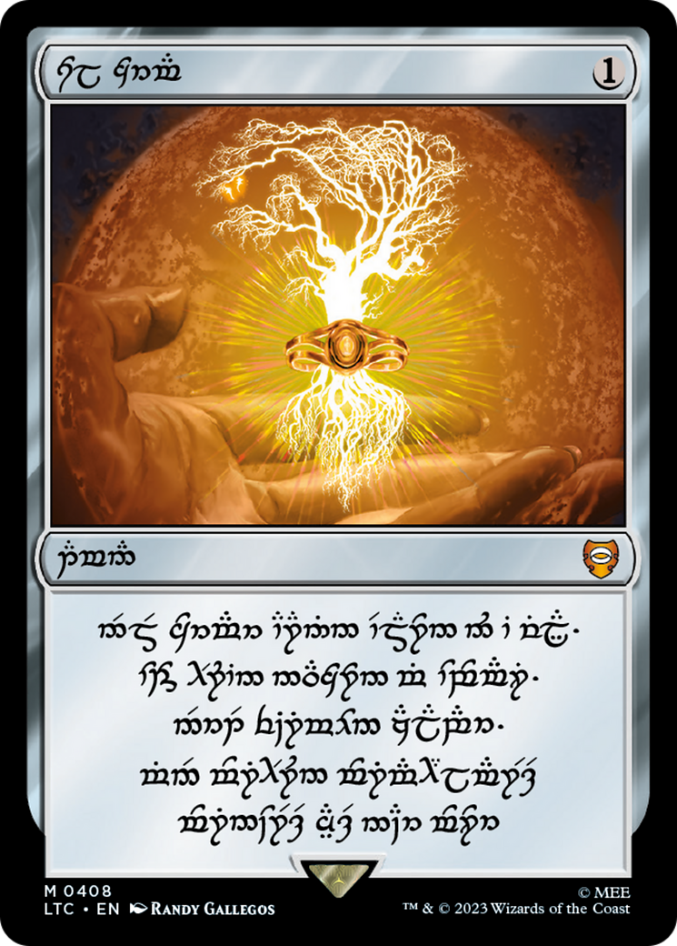 Sol Ring – Elven (408) - Tales of Middle-earth Commander