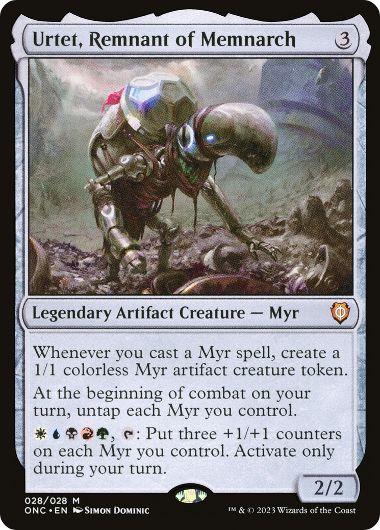 Urtet, Remnant of Memnarch (028) - Phyrexia: All Will Be One Commander
