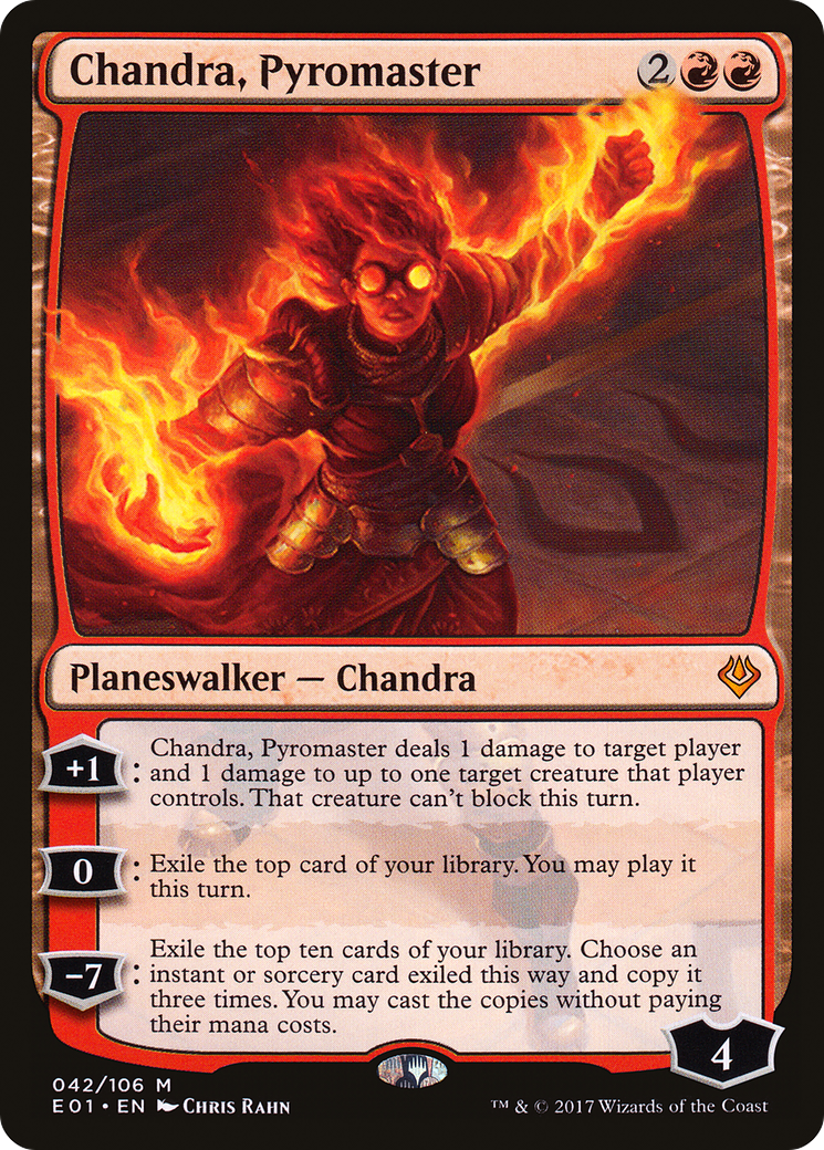 Chandra, Pyromaster (042) - Archenemy: Nicol Bolas