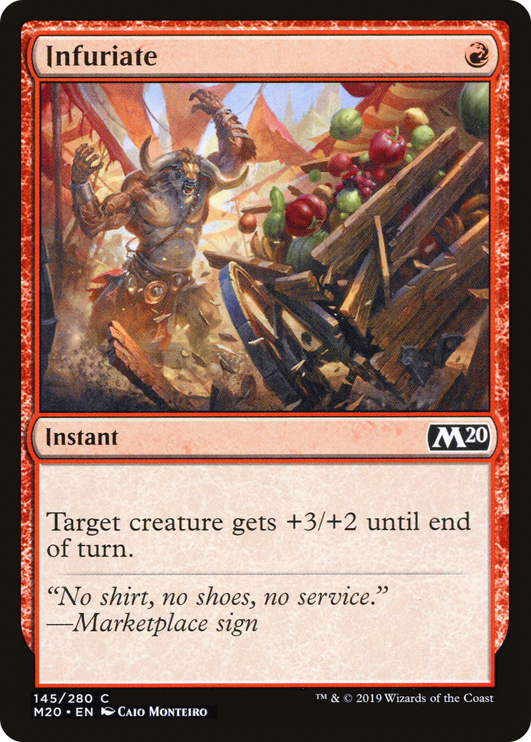 Infuriate (145) Foil - Core Set 2020