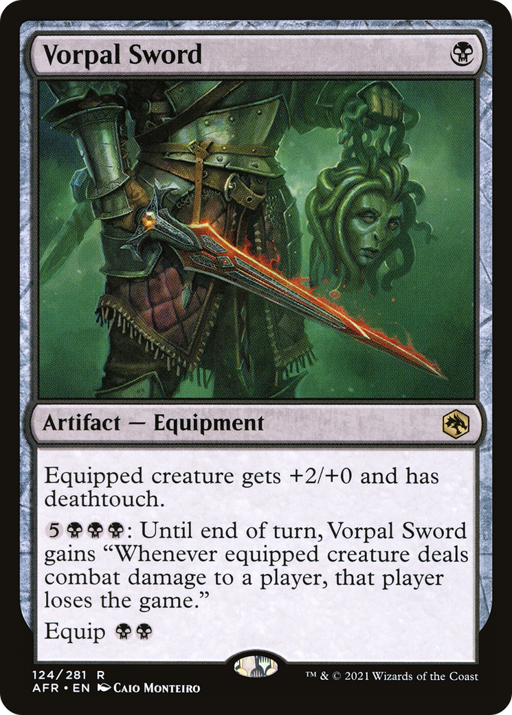 Vorpal Sword (124) Foil - Adventures in the Forgotten Realms
