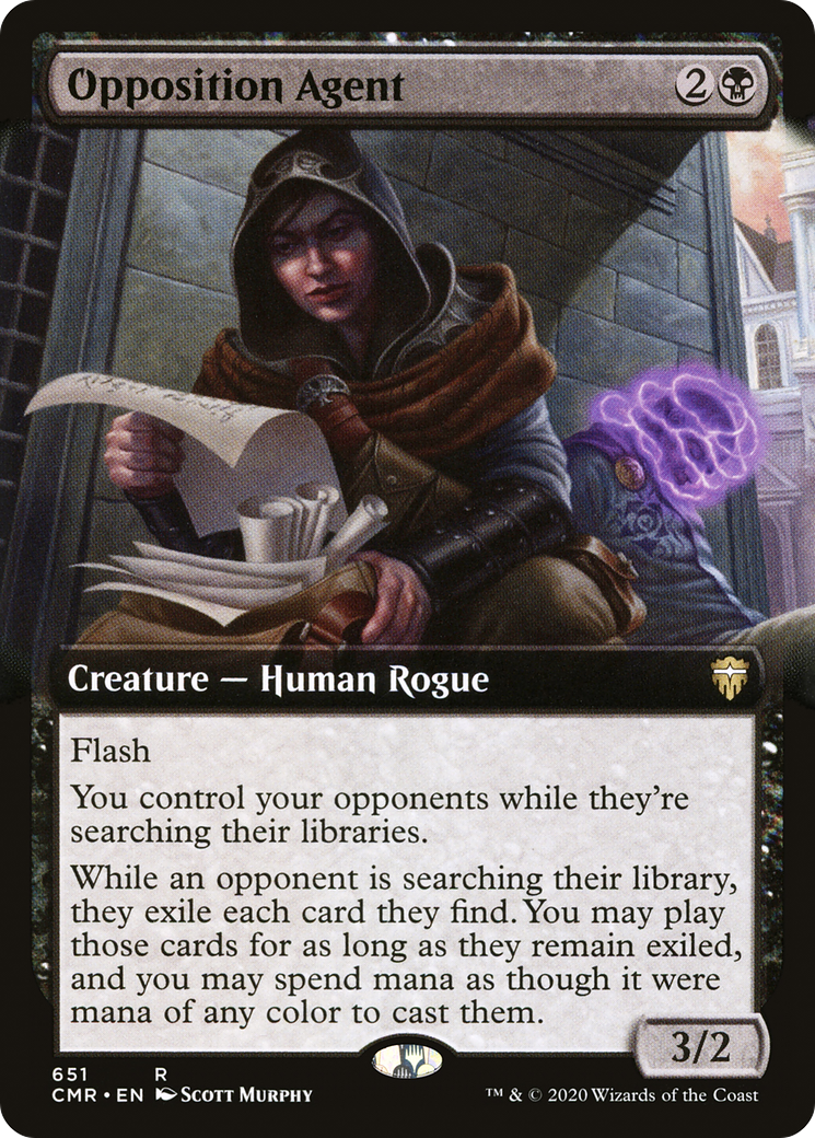 Opposition Agent (Extended Art) (651) - Commander Legends