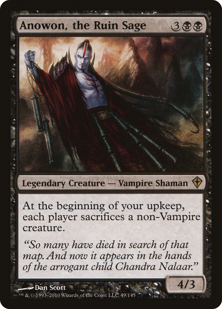 Anowon, the Ruin Sage (049) Foil - Worldwake