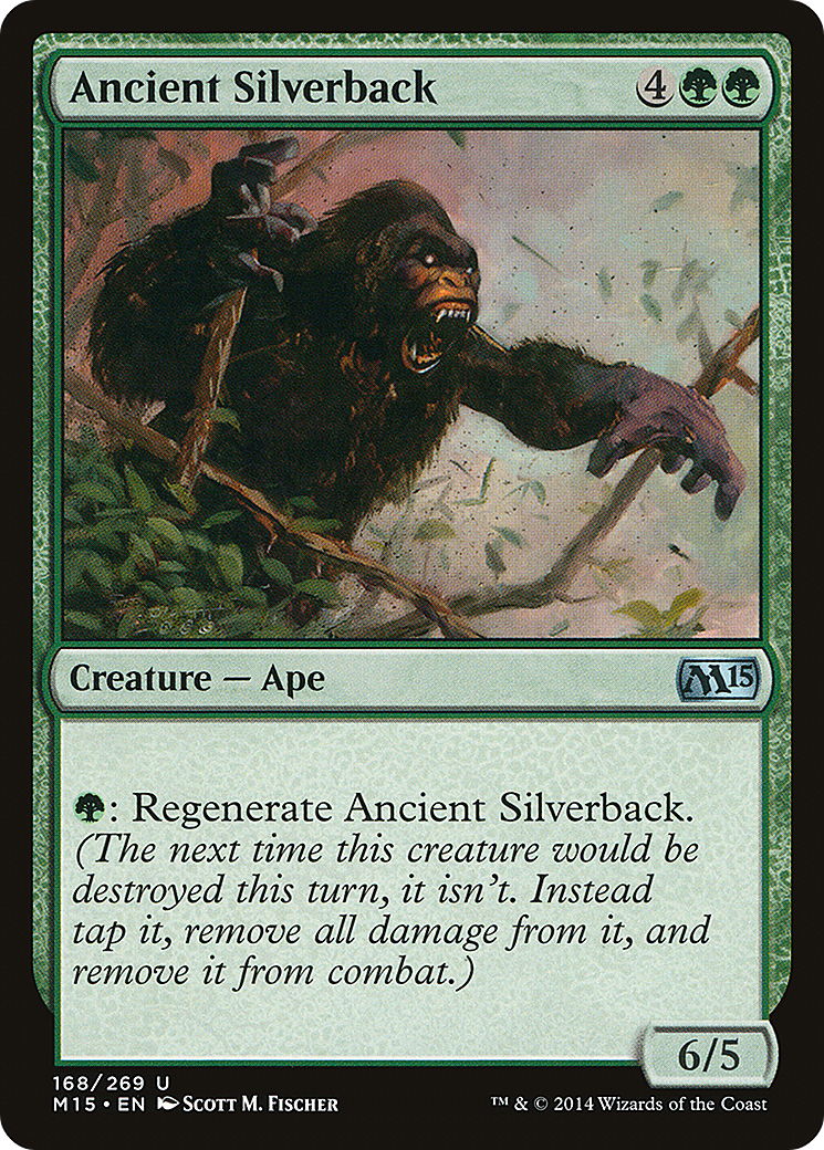 Ancient Silverback (168) Foil - Magic 2015