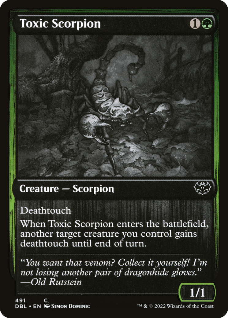 Toxic Scorpion (491) - Innistrad: Double Feature