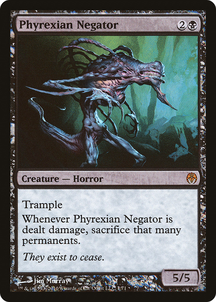 Phyrexian Negator (001) Foil - Duel Decks: Phyrexia vs. the Coalition