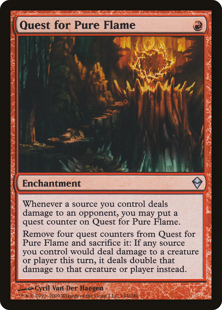 Quest for Pure Flame (144) Foil - Zendikar