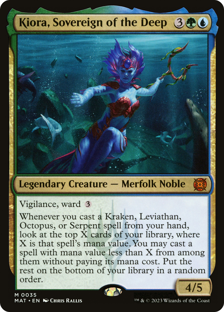 Kiora, Sovereign of the Deep (035) Foil - March of the Machine: The Aftermath