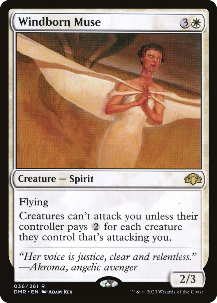 Windborn Muse (036) Foil - Dominaria Remastered