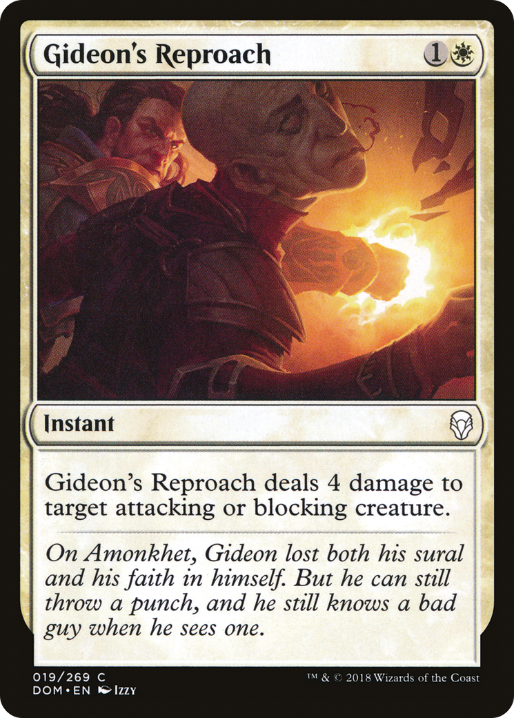 Gideon's Reproach (019) Foil - Dominaria