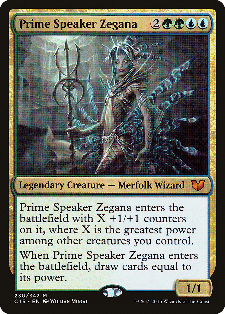 Prime Speaker Zegana (230) - Commander 2015