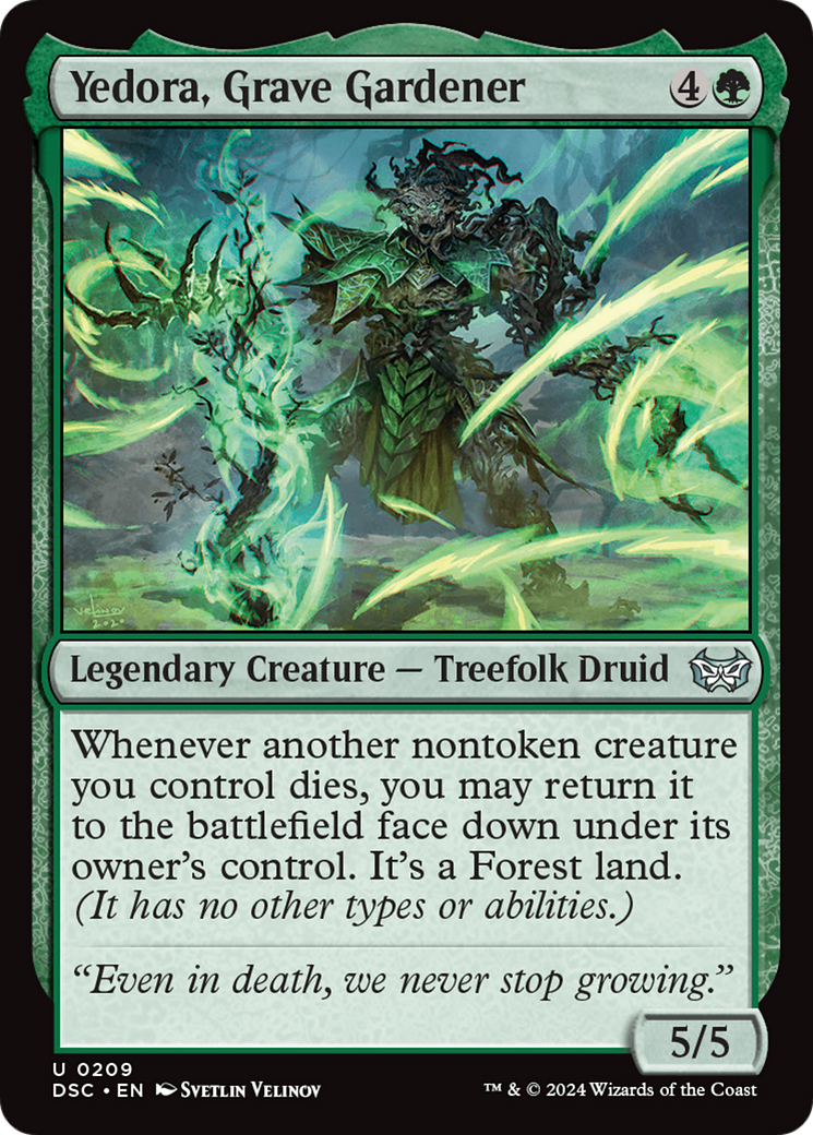 Yedora, Grave Gardener (209) - Duskmourn: House of Horror Commander