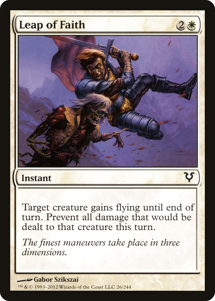 Leap of Faith (026) Foil - Avacyn Restored
