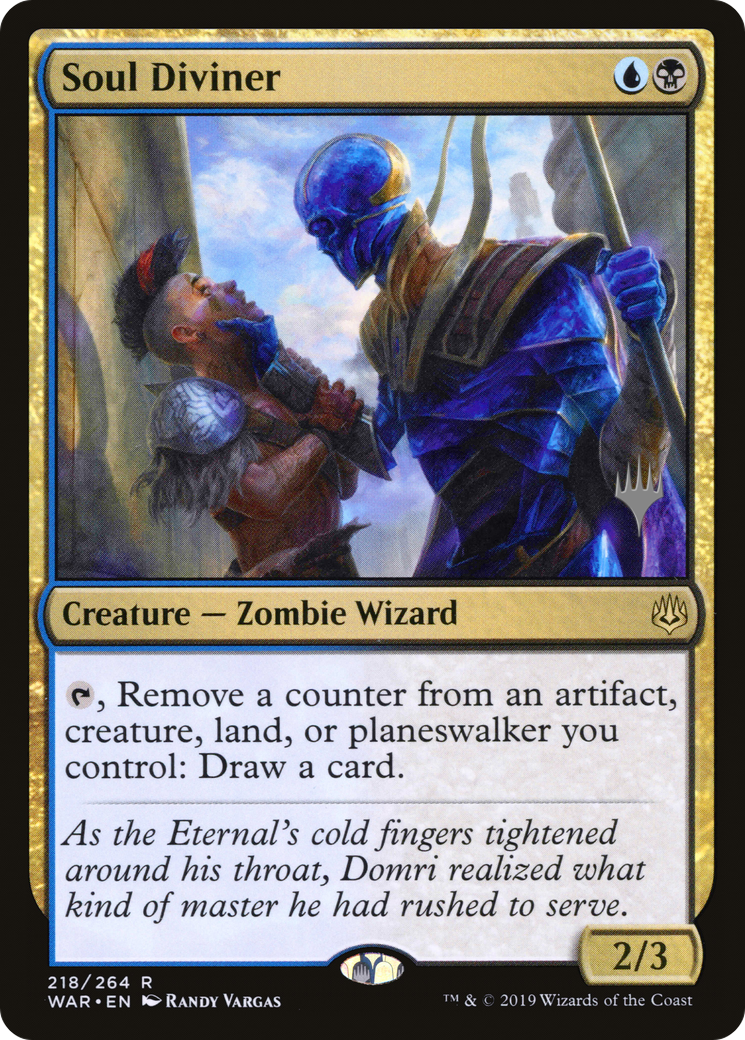 Soul Diviner (218p) Foil - War of the Spark Promos