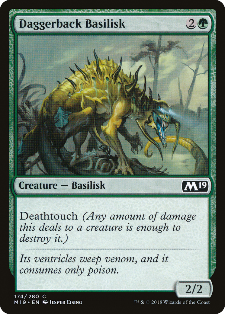Daggerback Basilisk (174) - Core Set 2019
