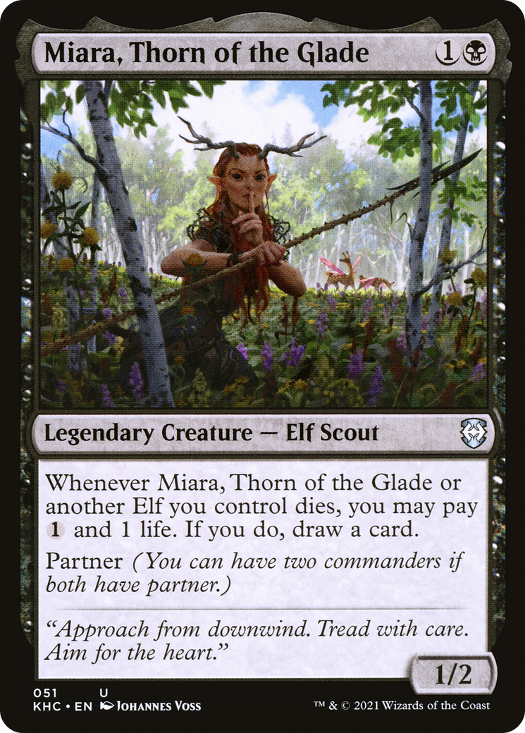 Miara, Thorn of the Glade (051) - Kaldheim Commander
