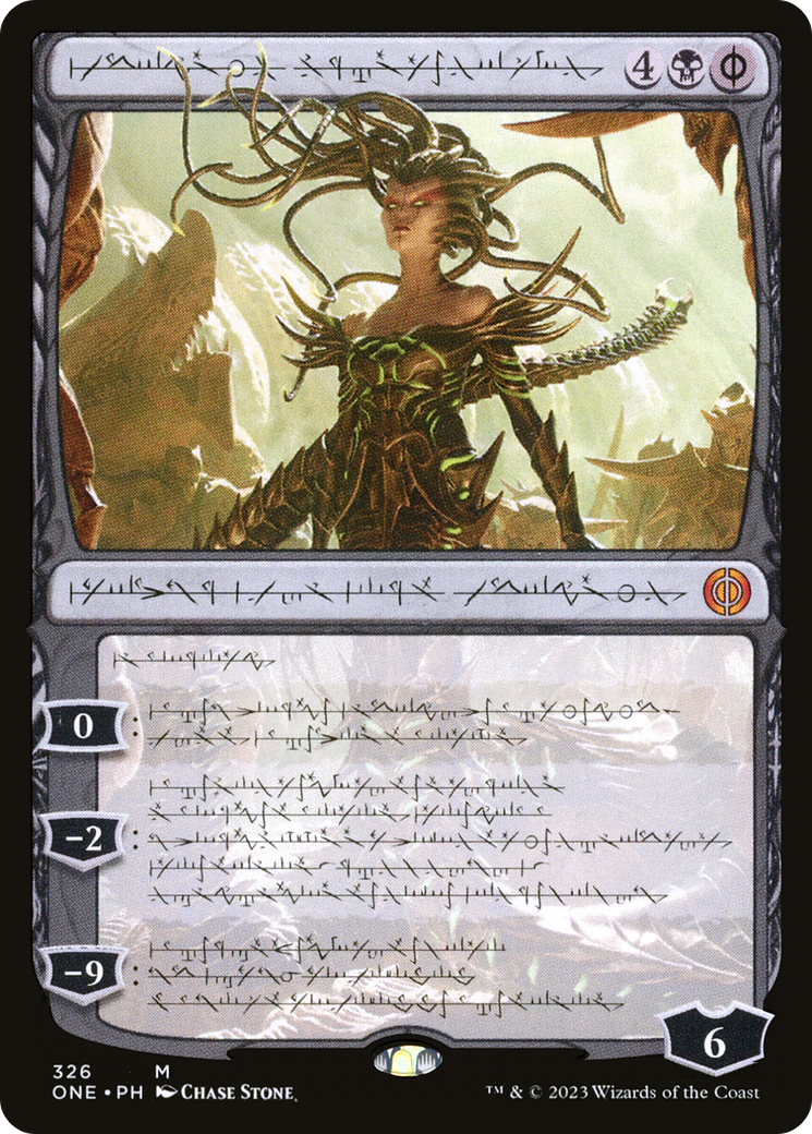 Vraska, Betrayal's Sting (Phyrexian) (Showcase) (326) Foil - Phyrexia: All Will Be One