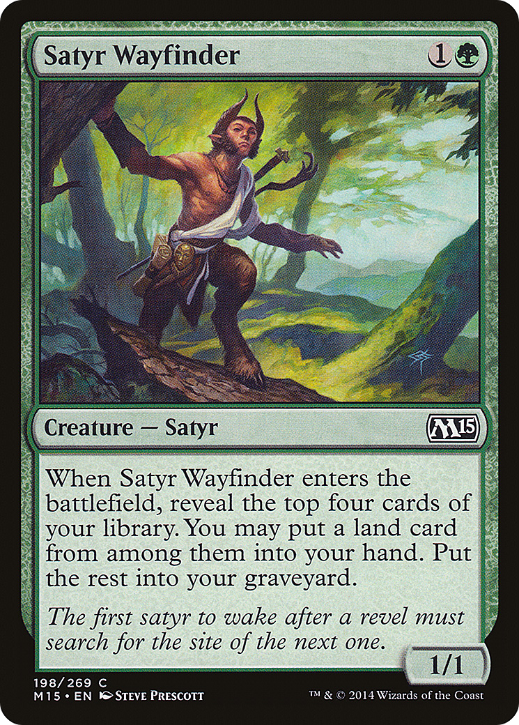 Satyr Wayfinder (198) Foil - Magic 2015