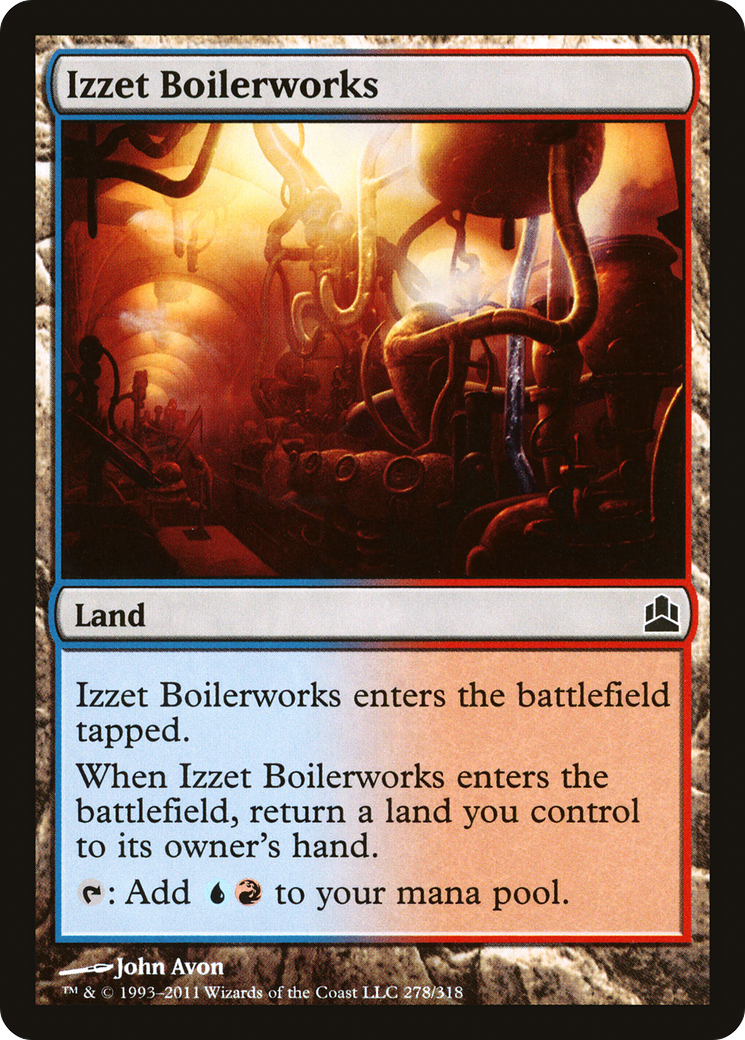 Izzet Boilerworks (278) - Commander 2011
